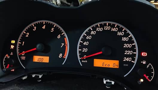 Toyota Corolla XLI, GLI, Altis & Yaris Meter Reverse /