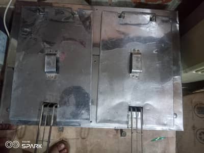 franch fries machine 10by10 condition double door