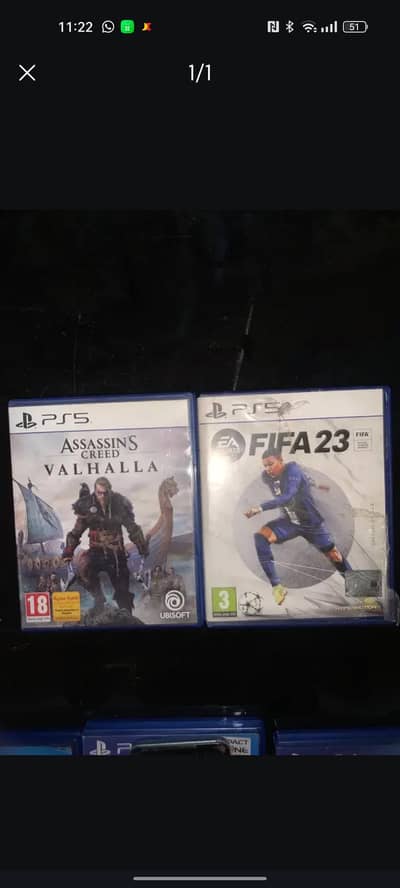 Fifa 23, Ac Valhalla,Spiderman Miles Morales, Hitman3, Demon Souls