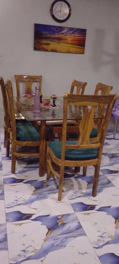 6 chair dinner table for sale