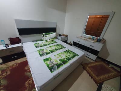 Queen Size bed, with dressing and side tables
