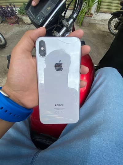 Apple iPhone X 64gb white  9/10