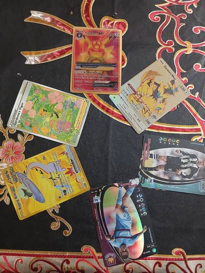 Pokimon and football cards 100% real