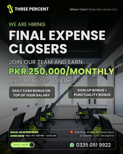 We’re Hiring Closers 