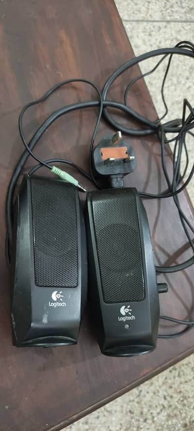 Logitech Branded 2.0 S120 Stereo Speakers.