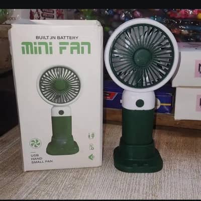 Recharge able mini fans