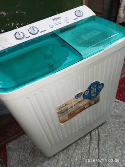 Haier washing machine twin tub model number HWM 100 BS