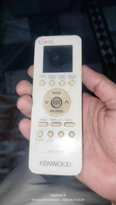 Kenwood crystal 1 ton inner outdoor and remote