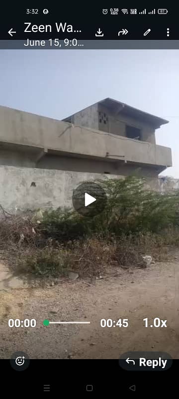 Behtreen deel surjani sector 7D 240 Gaz 12/12 metar Road singal old corner house