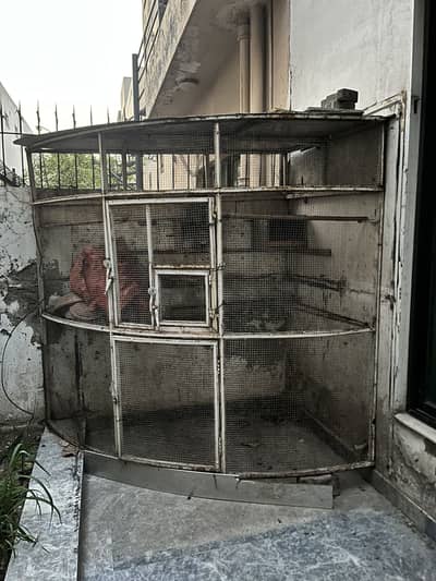Triangle shaped cage