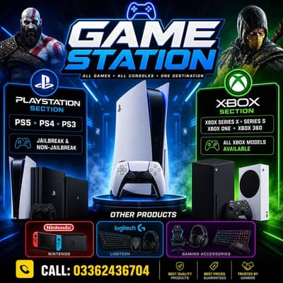 playstation/xbox all gaming consoles available