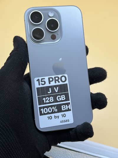 Apple iPhone 15 Pro Jv 128 GB 100% Battery Health
