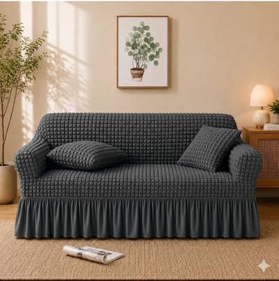 BUBBLE STYLE SOFA COVER | SOFA COVERS | SOFA CUM BED | CUSTOMISE COVER