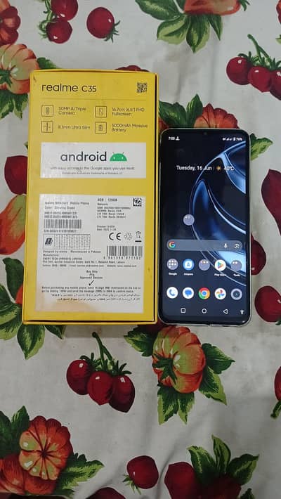 Realme C35 6 Vs 128 Gb