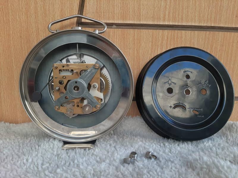 Antique Peter repeat alarm table clock 4