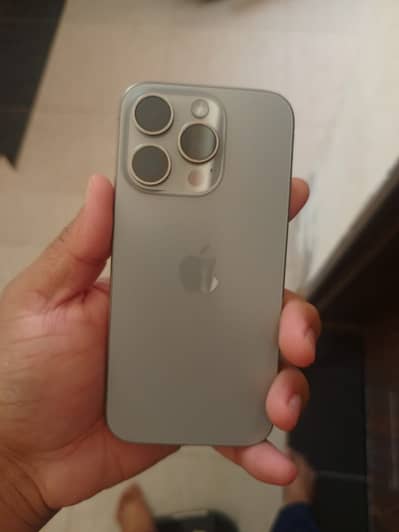 iPhone 15 Pro 256GB Natual Titanium | Non PTA | Box + Cable