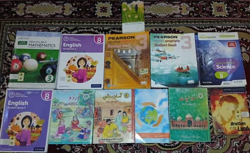 Beaconhouse school class 8 complete books available (latest edition)