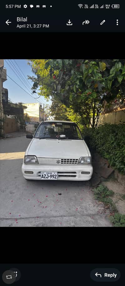 Suzuki Mehran VXR 2004 03345115827