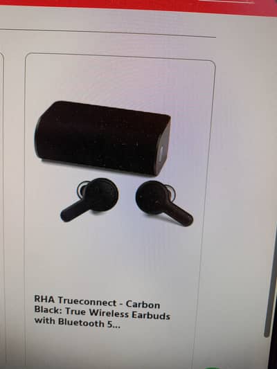 RHA Trueconnect Air Buds , Black color , very Good condition