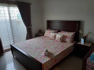 Bed Set with Side Tabkes and Dresser and Matterres Included