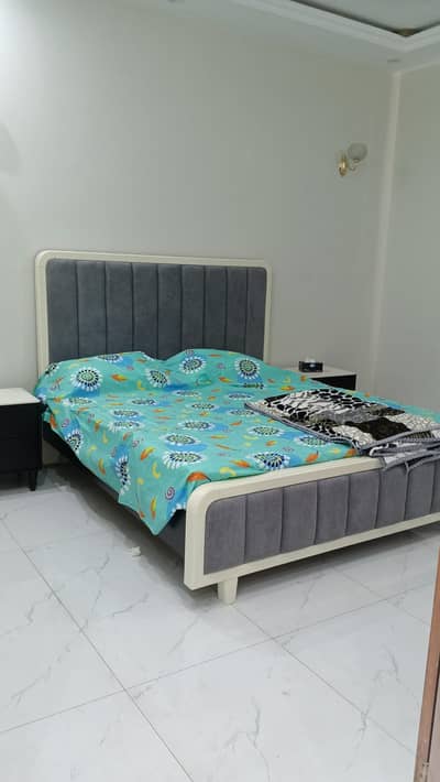 5 Marla Brand New Luxury Spanish Ground Floor Portion For Rent  Small Family Cupel Required.