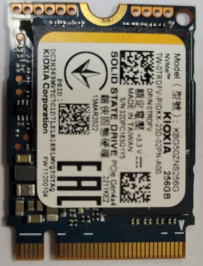 NVMe 256GB , 100% health , Urgent sale