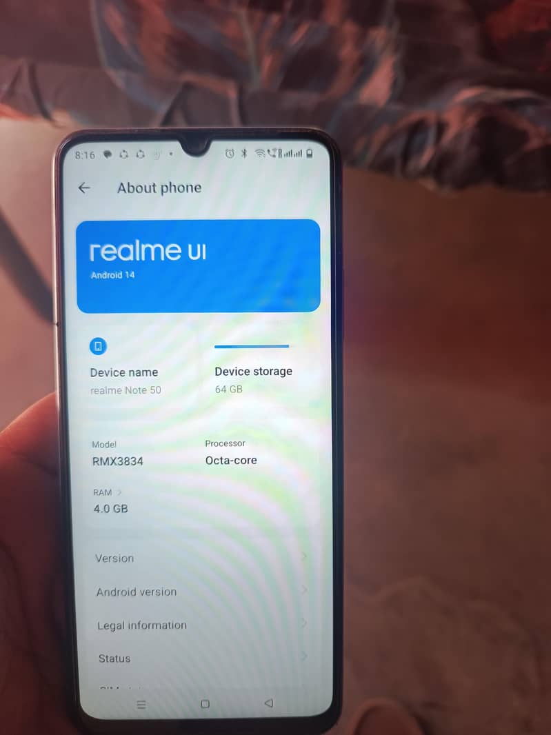 Realme Note 50 0