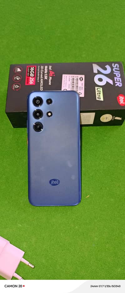 Itel super s26 ultra 11month warunty 8gb256gb front finger