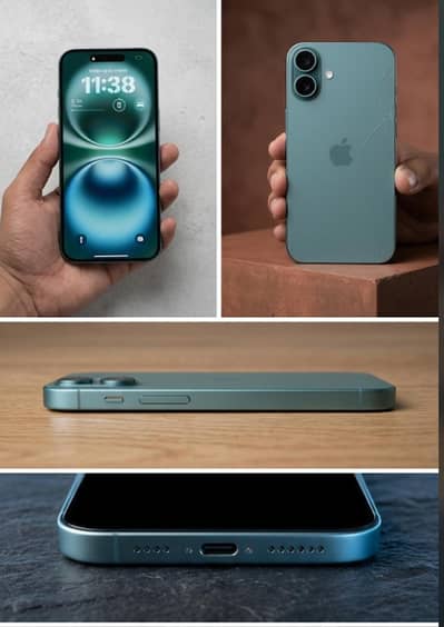 Apple iPhone 16 Plus fresh brand new (hath se gir gya back crack)