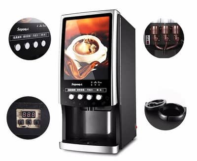 Tea and coffee fully automatic vending machine
