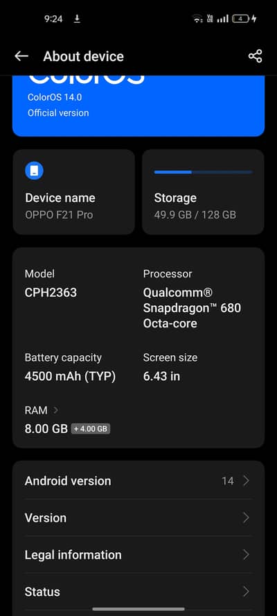 OPPO F21 Pro