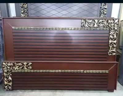 Kings size dubble bed with sides table