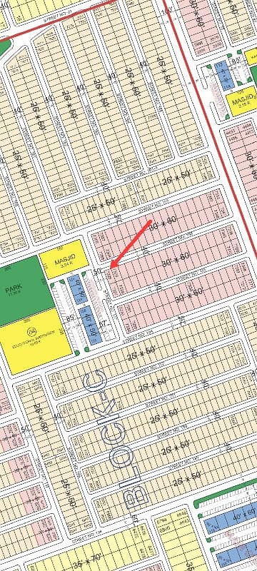 Corner 30x60 Plot For Sale In Faisal Hills C Block plot#7328