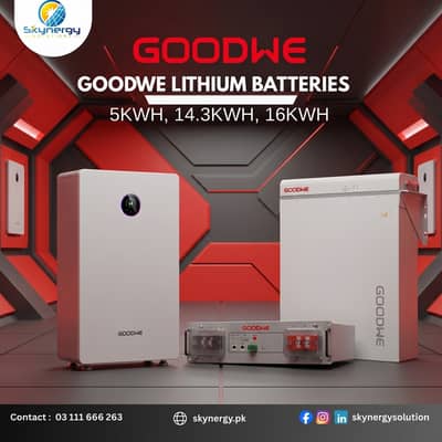 GoodWe Lithium Batteries (5kWh, 14.3kWh, 16kWh) | Skynergy Solutions
