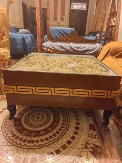 dinning table and sofa set big table