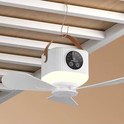 USB Rechargeable Ceiling Fan with Night Light cash on delivery