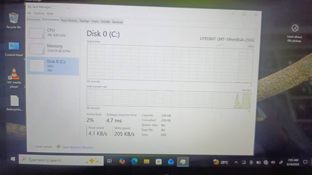 Microsoft surface i5 3rd 4/256  touch & type 6