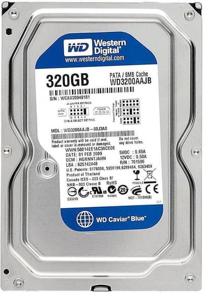 WD Caviar Blue 320GB SATA Hard Drive | Fully Working | Desktop HDD
