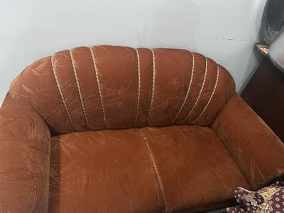 Sofa set (orange colour)