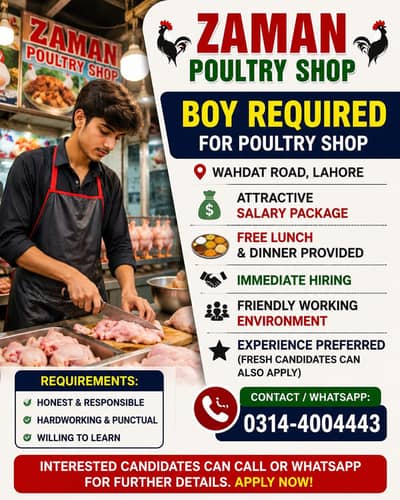 worker required