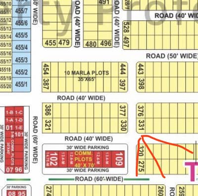 Tauheed Block 12 Marla Corner Plot For Sale Hot Location Bahria Town Lahore