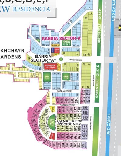 Babar Block 34 Marla Plot For Sale Hot Location Bahria Town Lahore