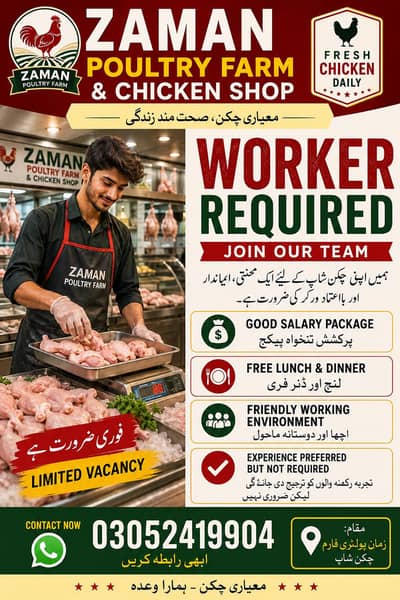 worker required