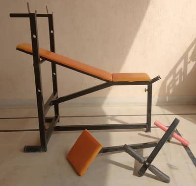 bench press with attachments for sale