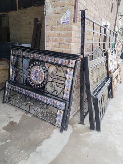 rod iron bed / iron bed for sale/ iron bed