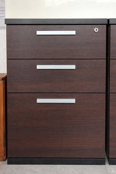 Wooden Office Drawer Cabinet - Good Condition"