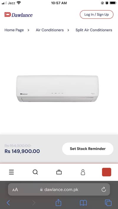 Dawlance atmos cool 1.5 Ton inverter