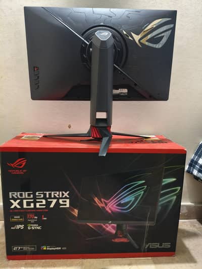 ROG Strix XG279 Gaming Monitor (27" 2K 170Hz Fast IPS) - Complete Box