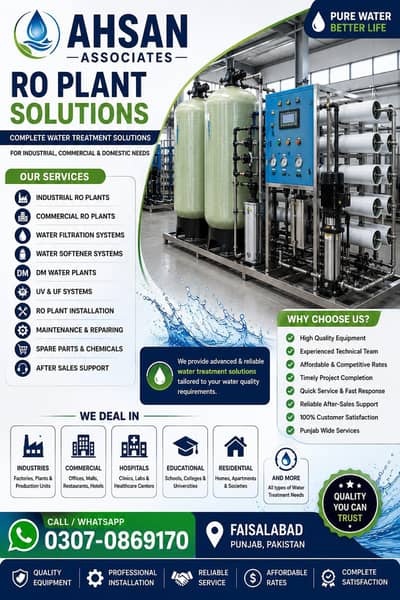 Industrial Ro Plant Installation - Chemical Filteration Ro Plant