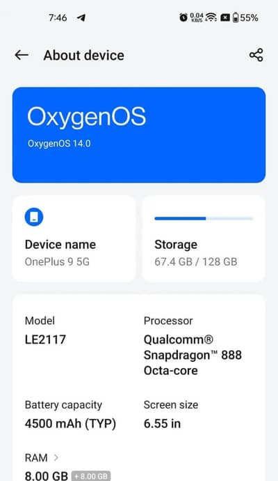 OnePlus 9 5G Only Exchange possible